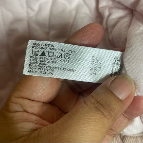 Jasper Conran Hooded Corduroy Front Zip Jacket Blush Pink Baby 6-9 Months - Picture 8 of 9